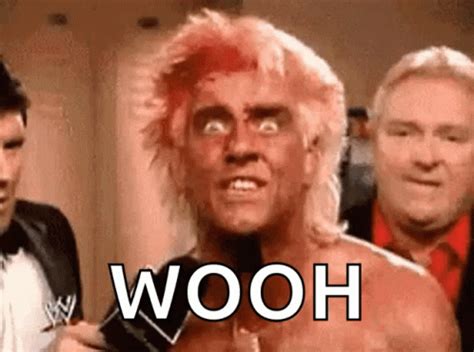 wow rick flair Memes See all Memes Stickers See all Stickers GIFs Click here to upload to Tenor With Tenor, maker of GIF Keyboard, add popular Wooo animated GIFs to your conversations. . Woo gif